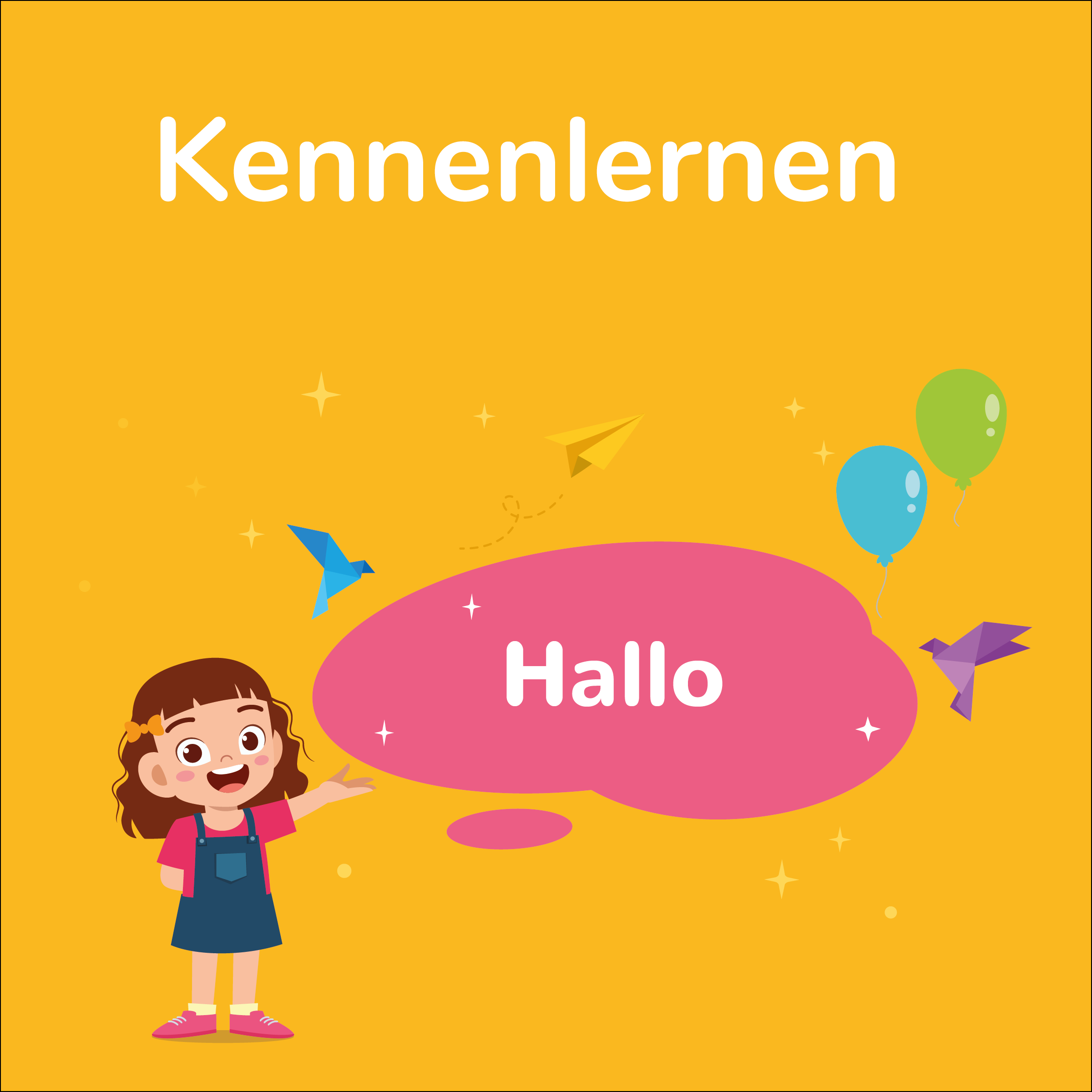 Çocuklar için Almanca(Başlangıç)
